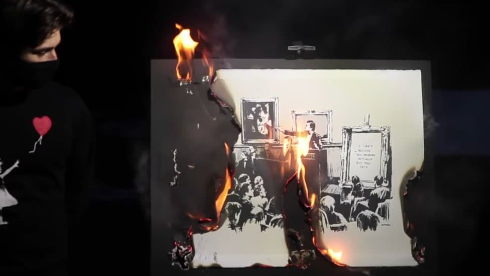 A Burnt Banksy and a Minted Career: The Art Prank That Built a Blockchain